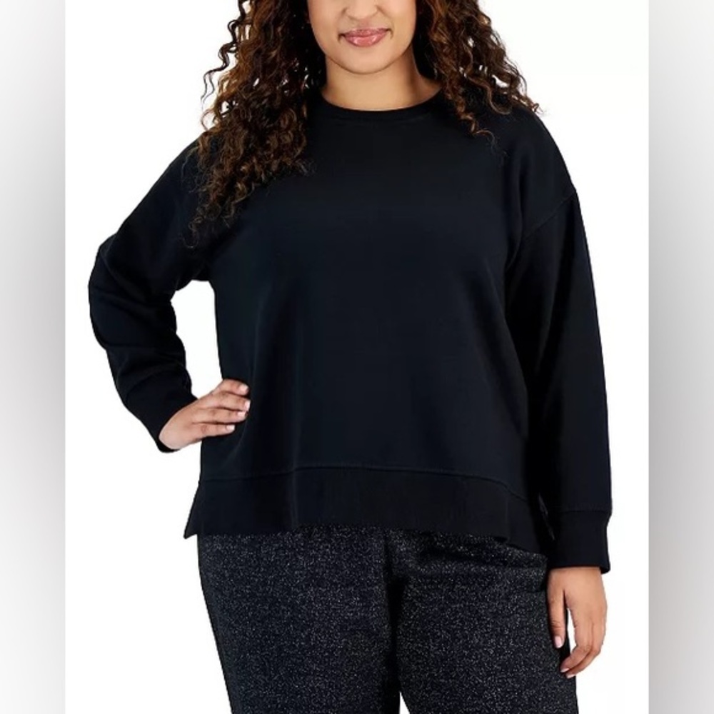 Ideology Deep Black Sweater 3X